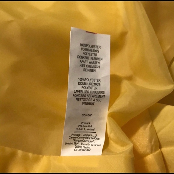 Soft Pastel Yellow Peacoat - Picture 6 of 8